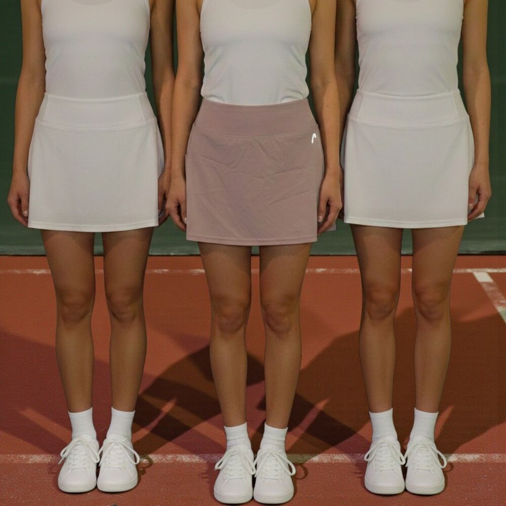 3 HEAD Brand Tennis Golf Pickle-Ball Athletic Skort Skirt